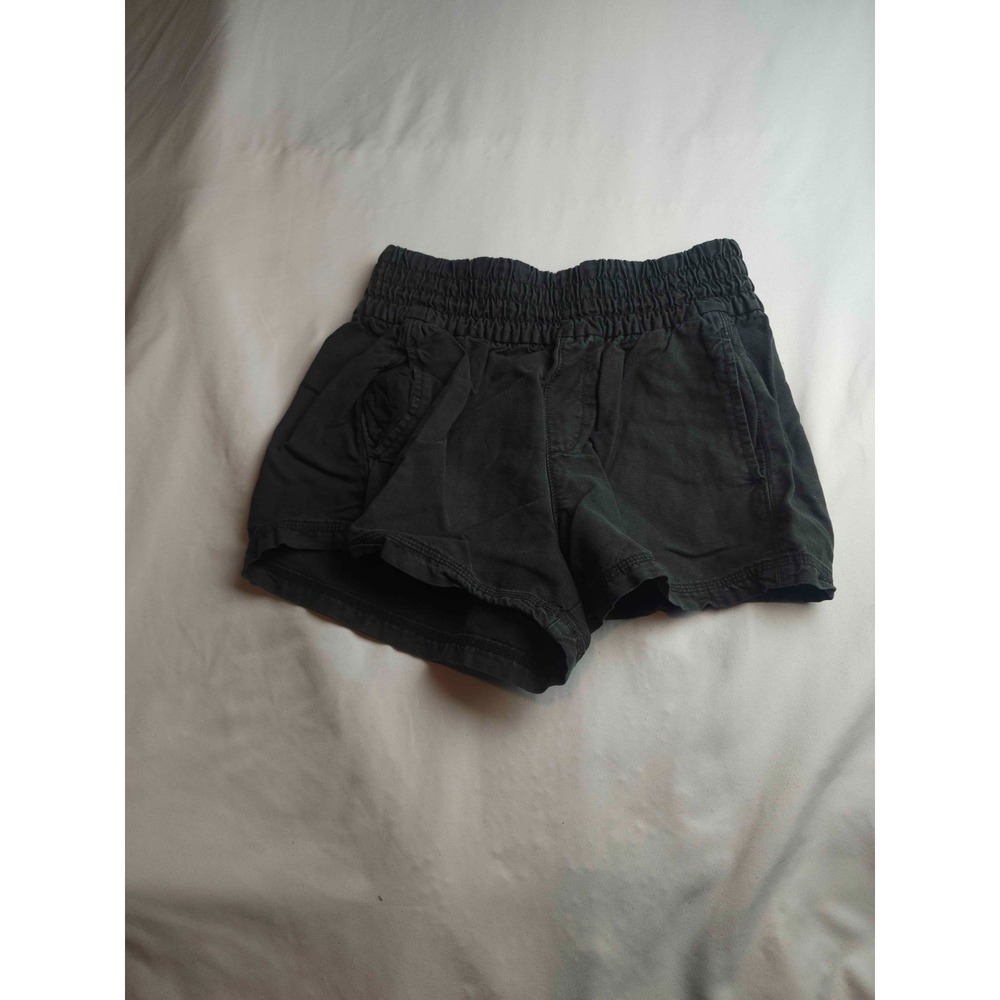 Aerie Athletic Shorts Womens Small Black High Waisted Pull On Casual Lounge